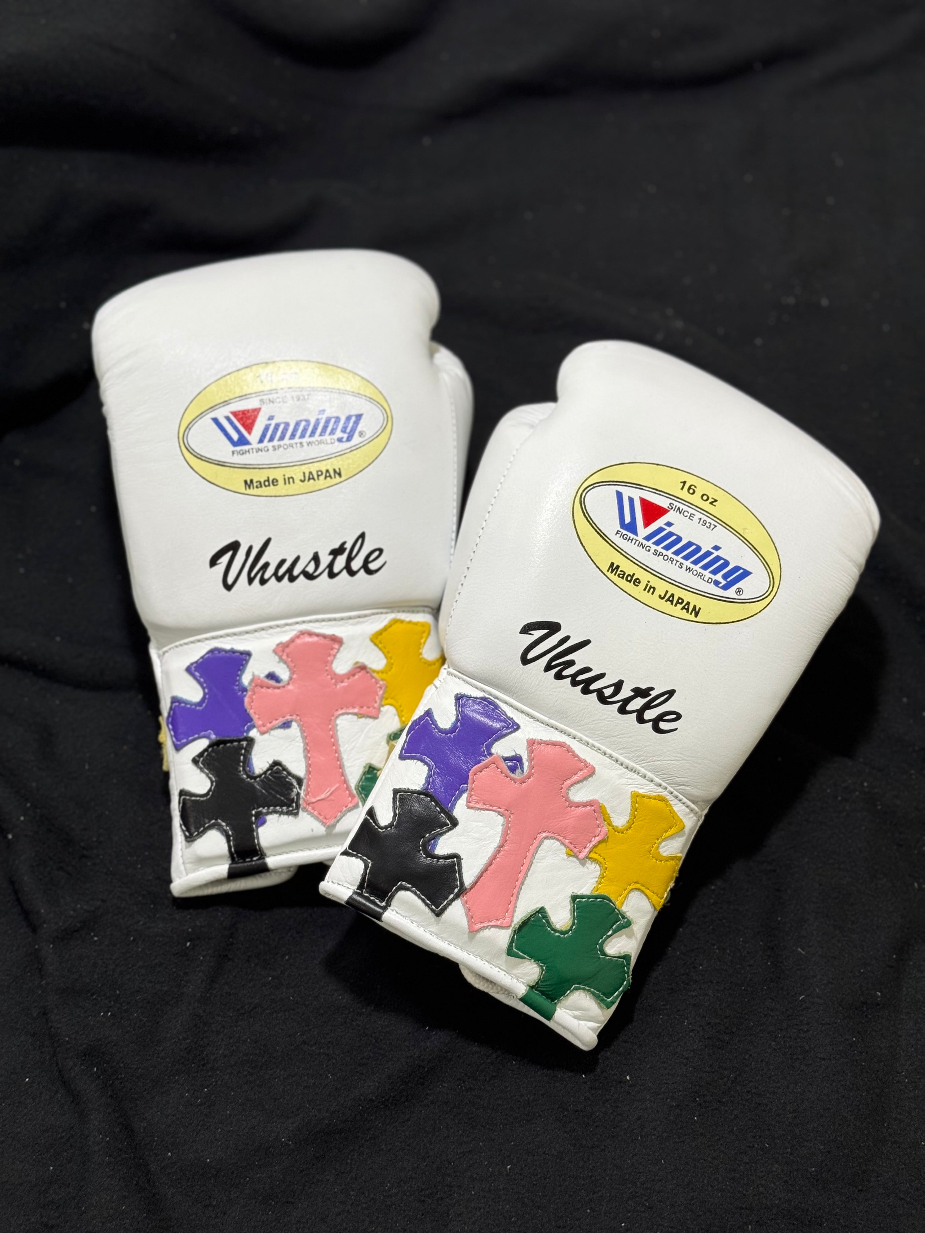 Chrome Hearts Special Edition White Sparring Kit | Custom Handmade | Winnings | Premium Quality | Personalise Your Name | Flat 50% OFF