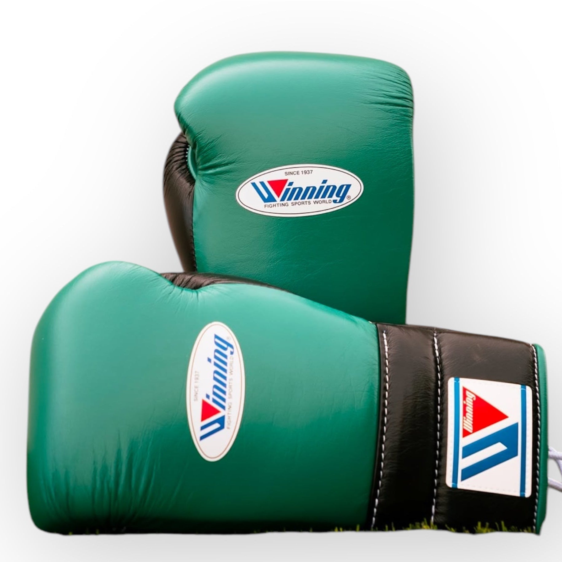 Green & Black Pro Elite Boxing Gloves | Winnings | Personalise your name | 100% Pure Leather | Best Choice for Fighters | Flat 50 OFF