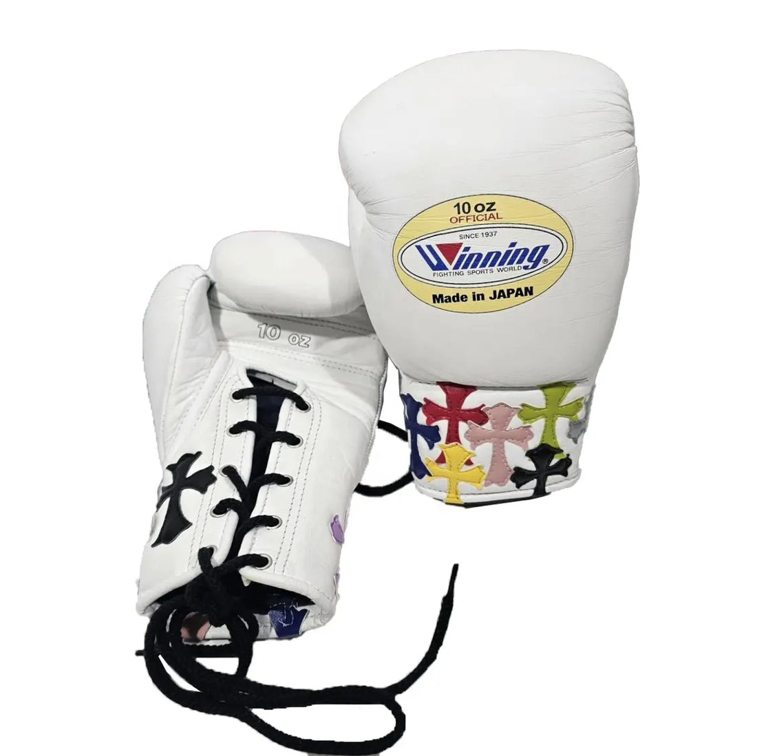 Full White Sparring Kit with Chrome Hearts | Handmade Boxing Sparring Kit | Winning | Premium Quality | Personalise Your Name | Flat 50% OFF