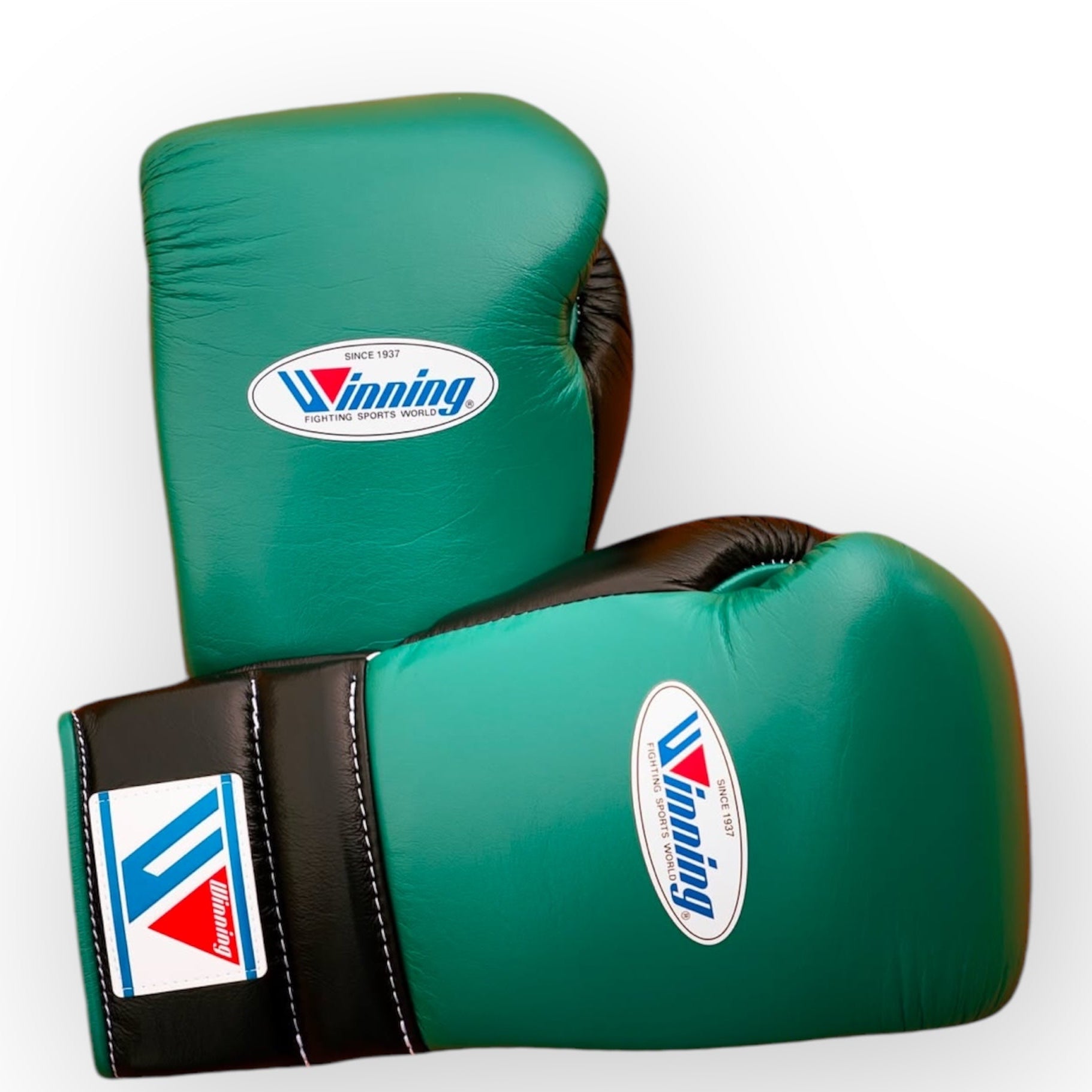 Green & Black Pro Elite Boxing Gloves | Winnings | Personalise your name | 100% Pure Leather | Best Choice for Fighters | Flat 50 OFF