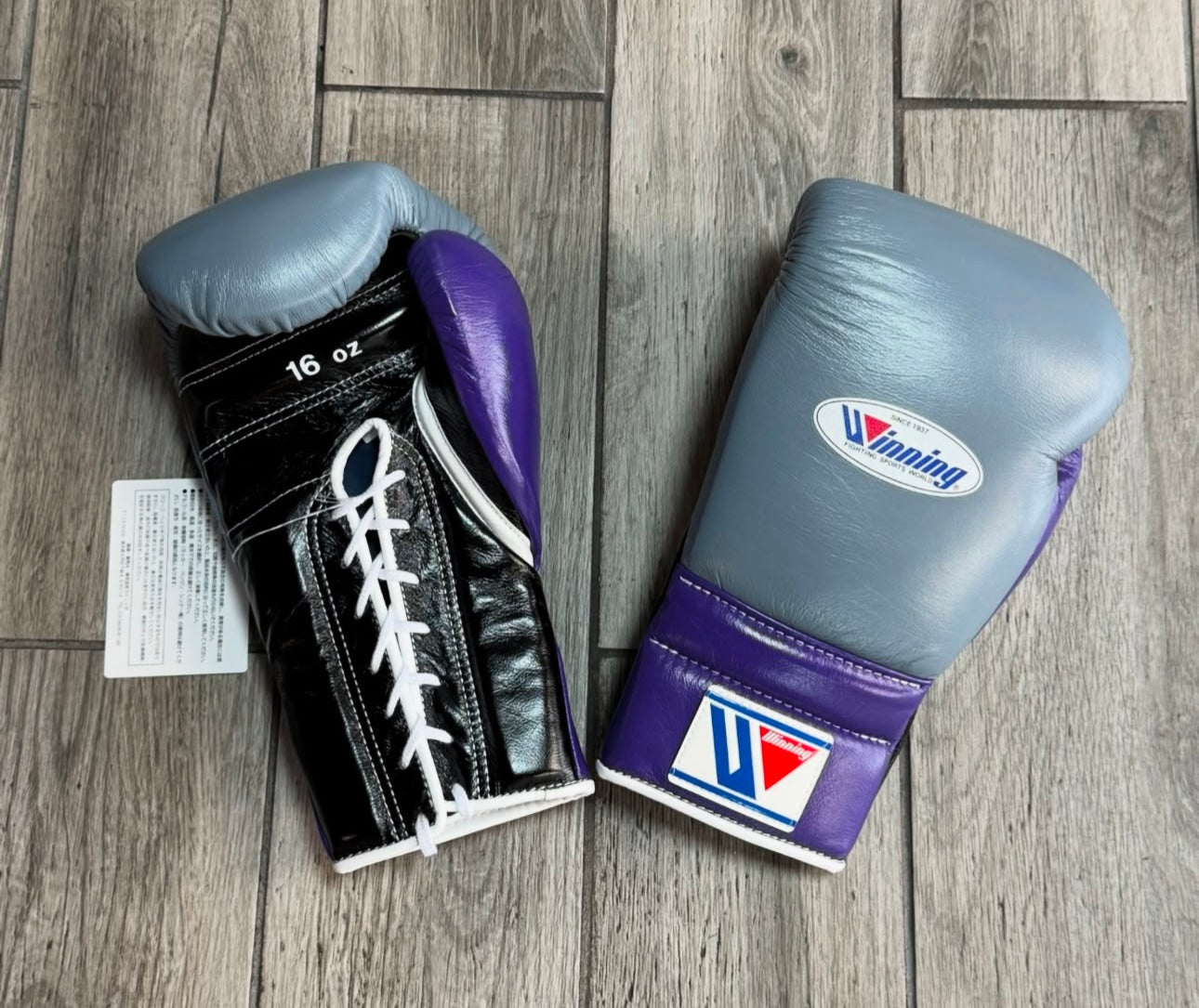 Grey, Purple & Black Custom Handmade Boxing Sparring Kit | Winning | Premium Quality | Personalise Your Name | Flat 50% OFF
