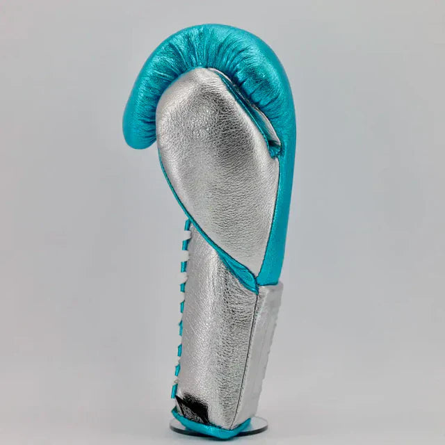No Boxing No Life Training Gloves - Metallic Blue