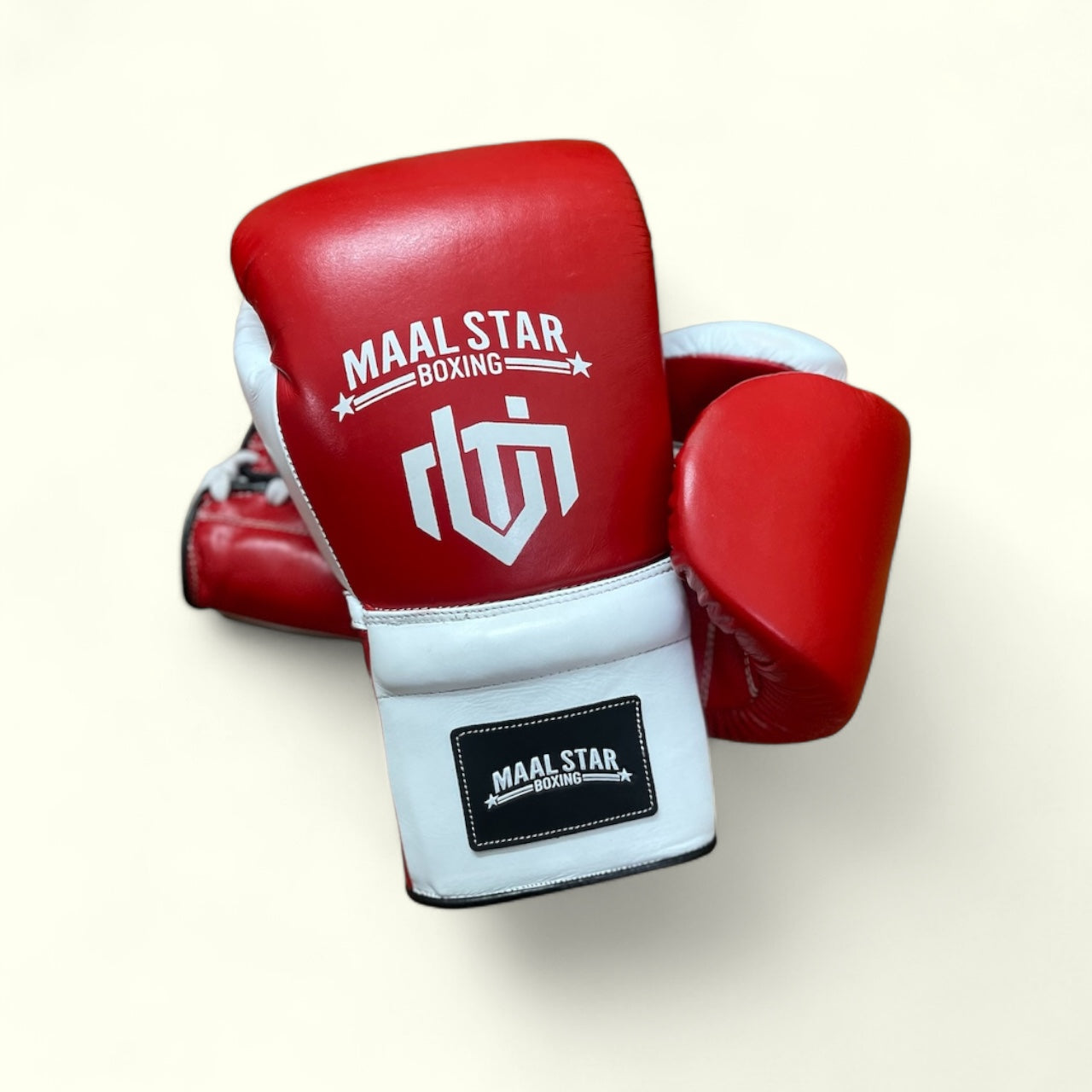 Red and White Pro Elite Boxing Gloves | 100% Pure Leather | Best Choice for Fighters