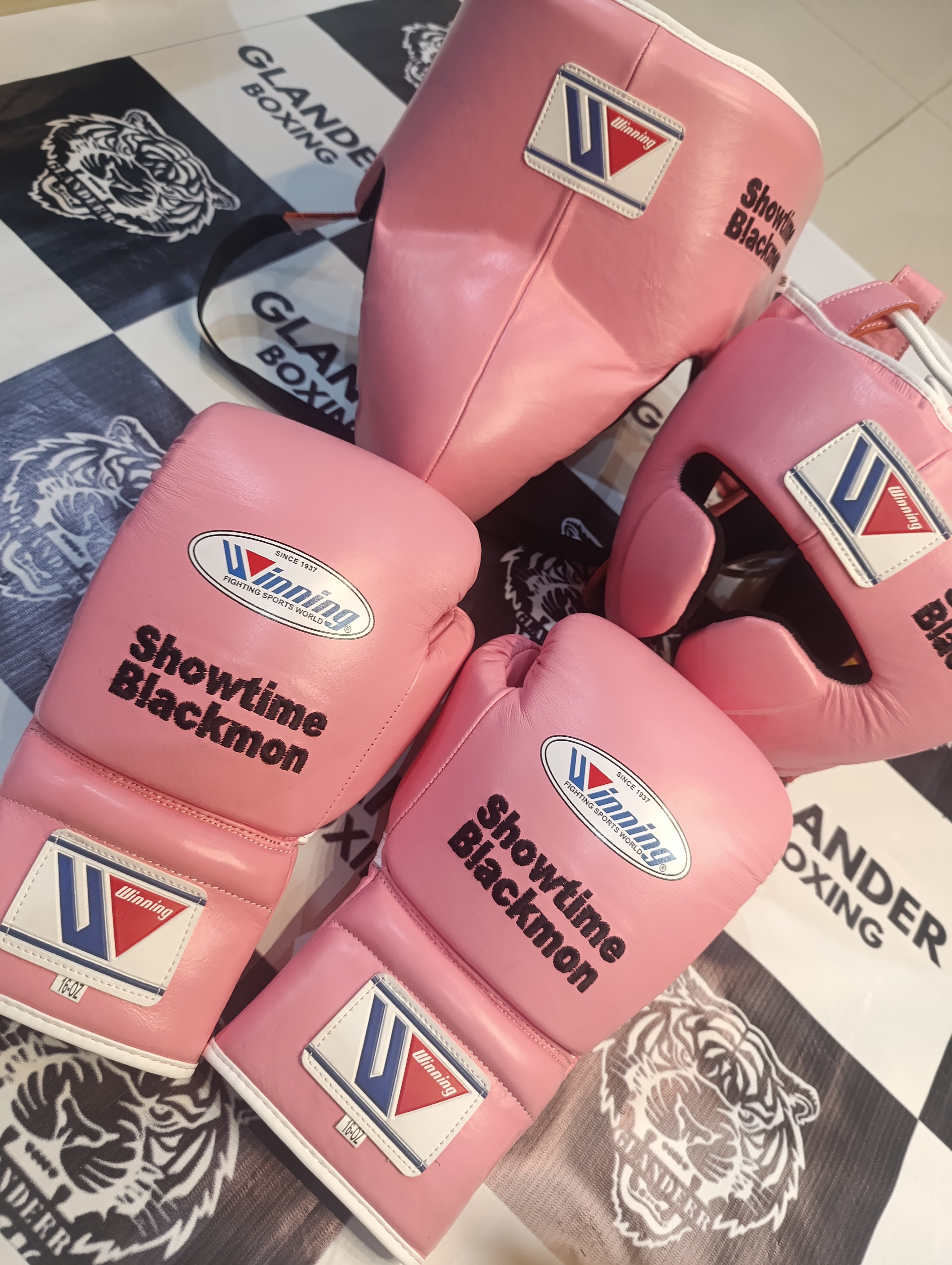 Baby Pink | Handmade Boxing Sparring Kit | Winning | Premium Quality | Personalise Your Name | Flat 50% OFF