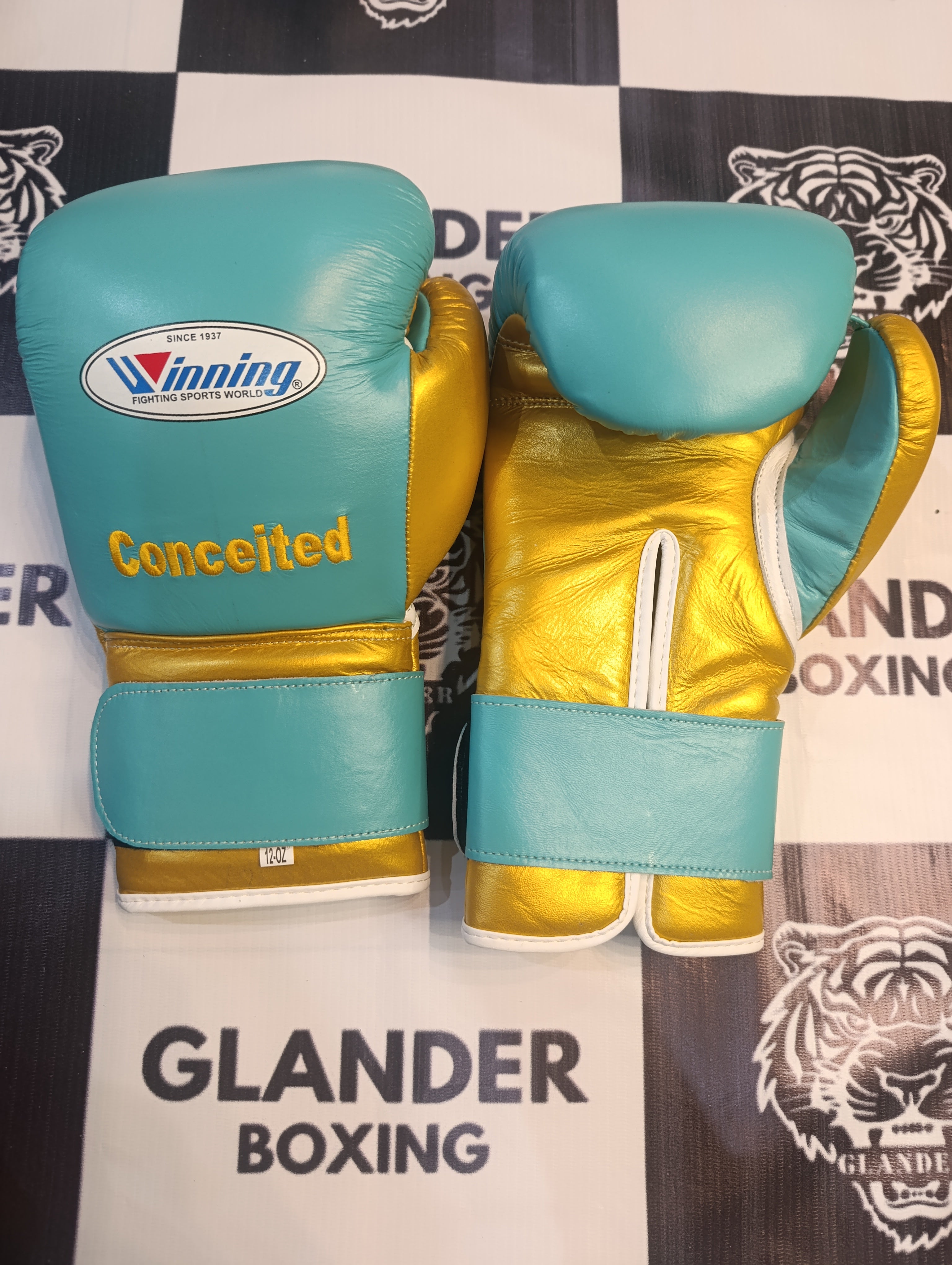 Prestige Winning Style Green/Gold Premium Sparring Set