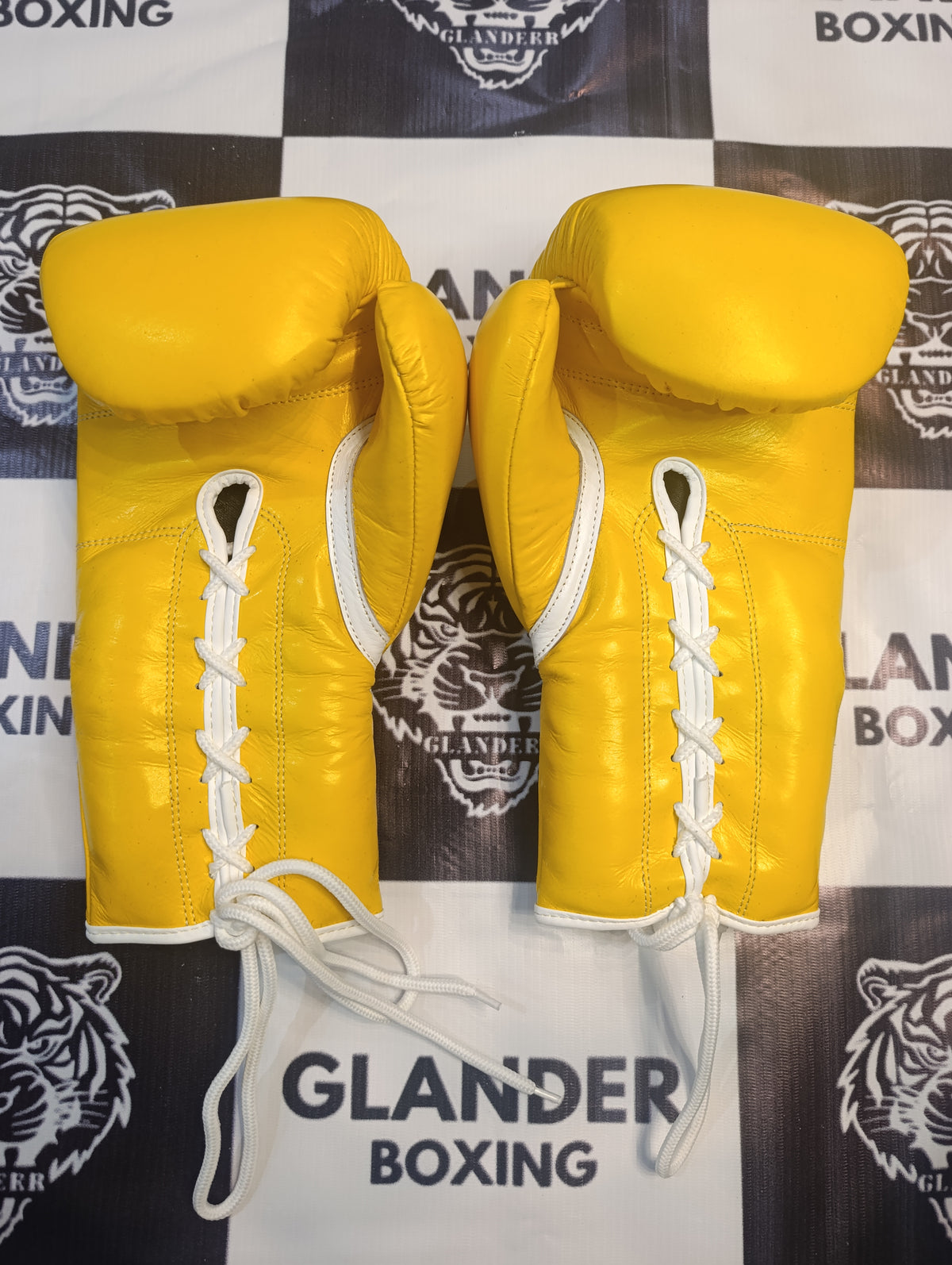 Custom Handmade Yellow Pro Elite Boxing Gloves | Winnings | Personalise your name | 100% Pure Leather | Best Choice for Fighters