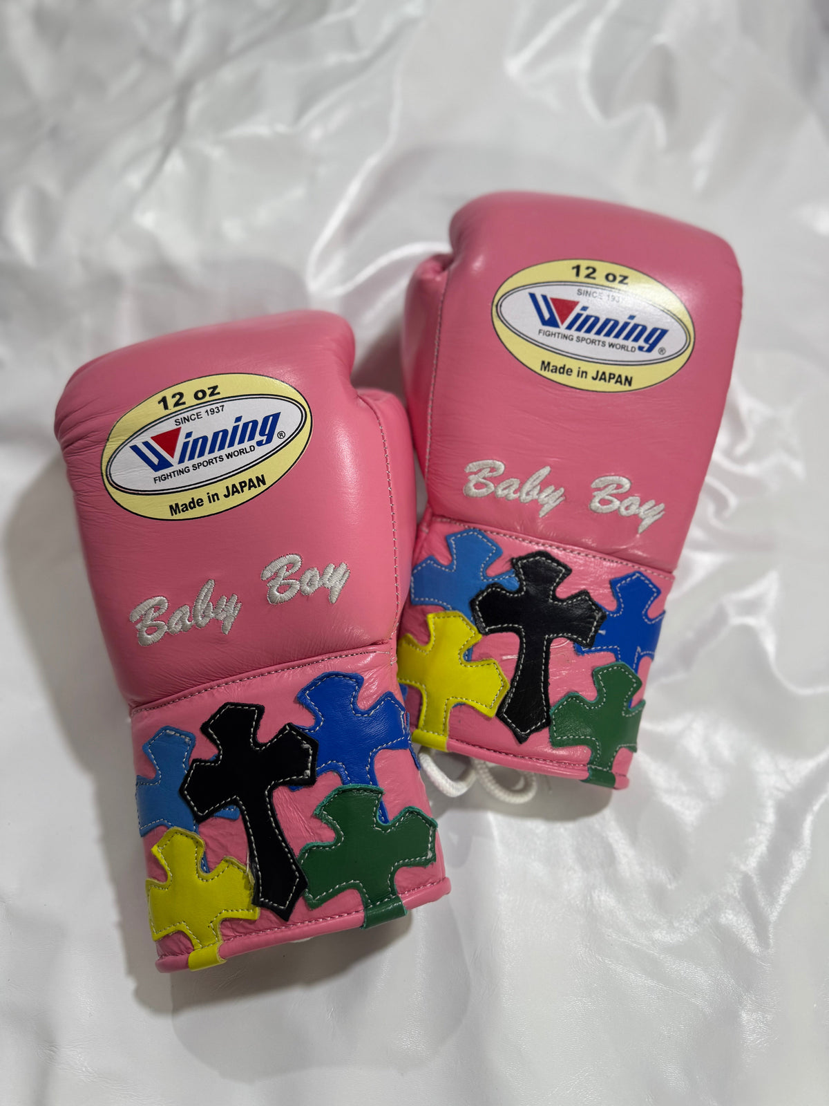 Pink Chrome Hearts Boxing Sparring Kit