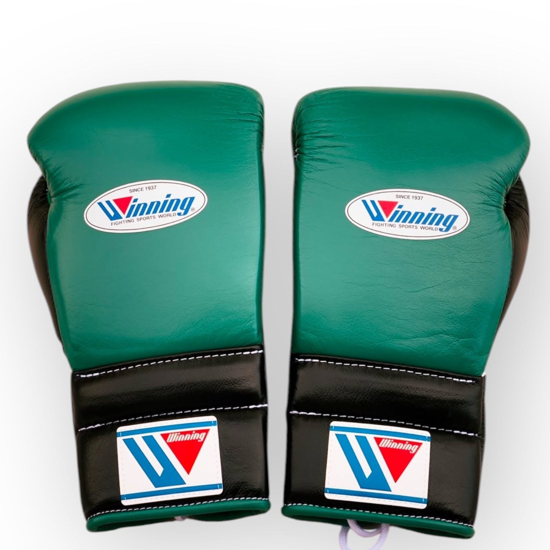 Green & Black Pro Elite Boxing Gloves | Winnings | Personalise your name | 100% Pure Leather | Best Choice for Fighters | Flat 50 OFF