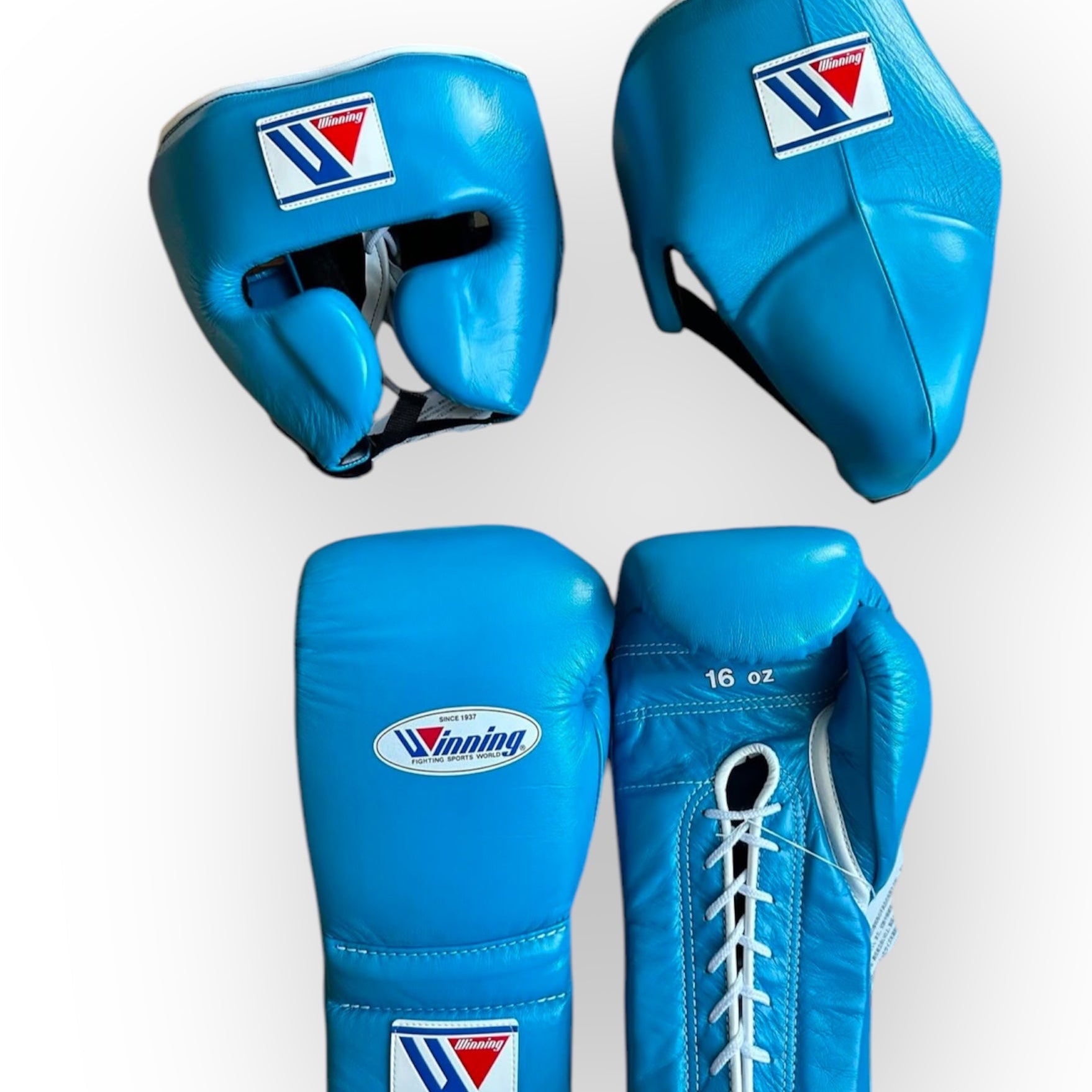 Sky Blue | Handmade Boxing Sparring Kit | Winning | Premium Quality | Personalise Your Name | Flat 50% OFF