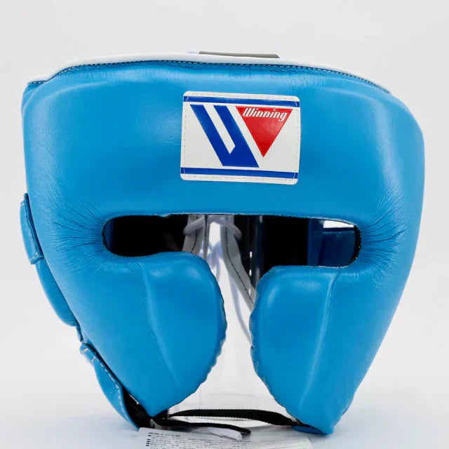 Custom made Winning Cheek Protector Headgear - sky blue