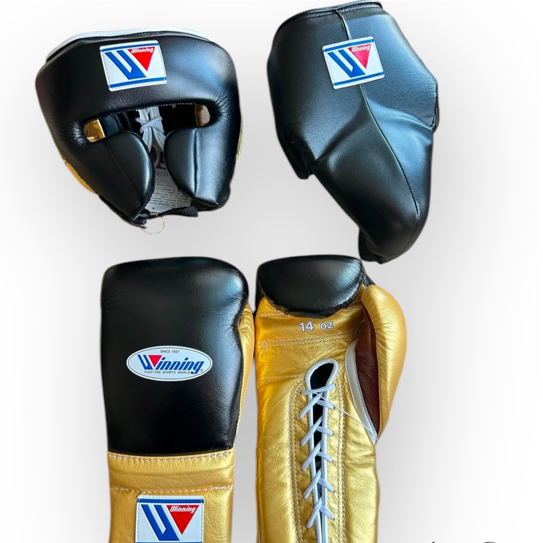 Gold & Black Combo | Handmade Boxing Sparring Kit | Winning | Premium Quality | Personalise Your Name | Flat 50% OFF