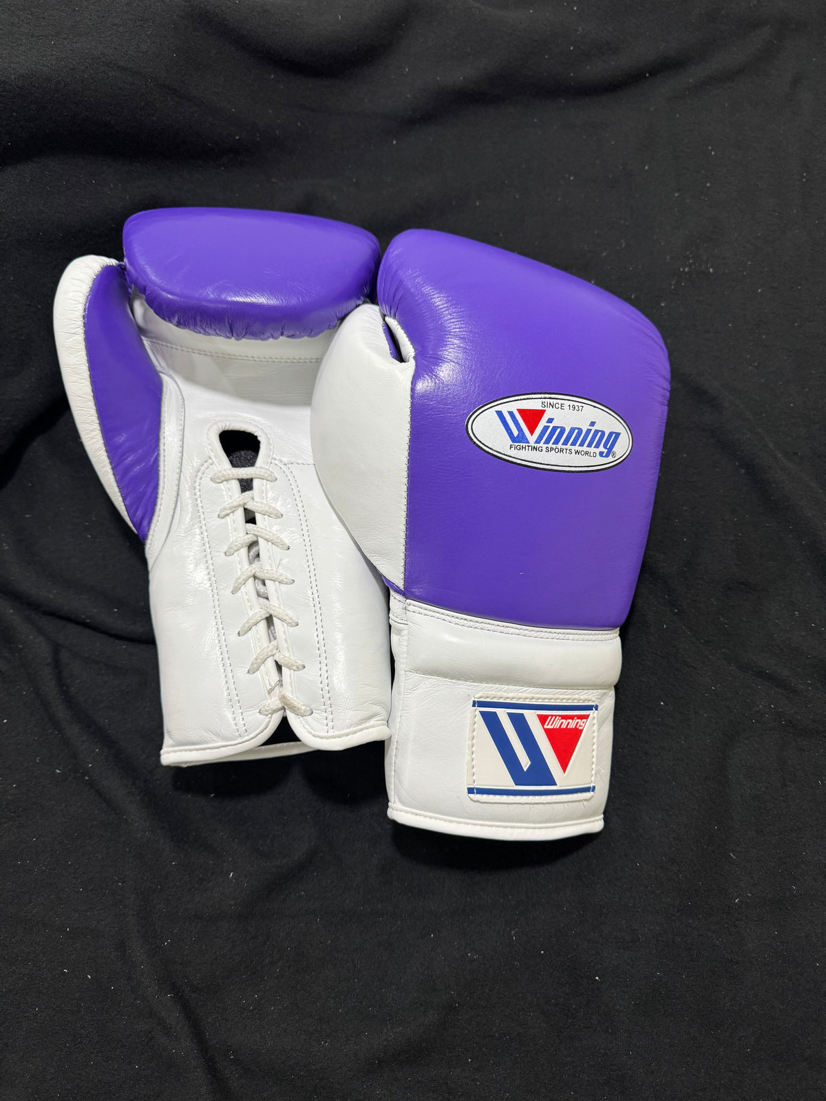 Winning Purple & White Boxing Gloves
