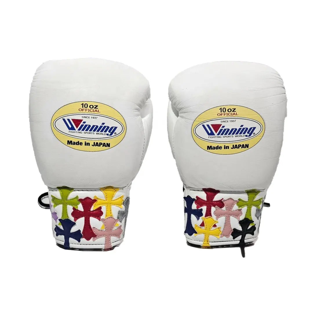 Full White Sparring Kit with Chrome Hearts | Handmade Boxing Sparring Kit | Winning | Premium Quality | Personalise Your Name | Flat 50% OFF