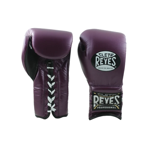 CLETO REYES LACE UP TRAINING GLOVES PURPLE COLOR