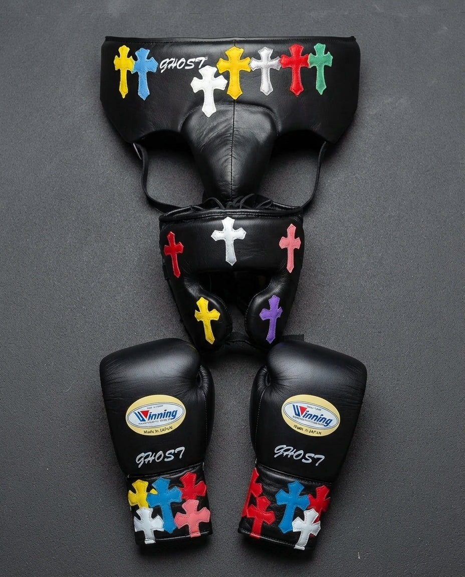 Black Winning Sparring Kit Chrome Hearts