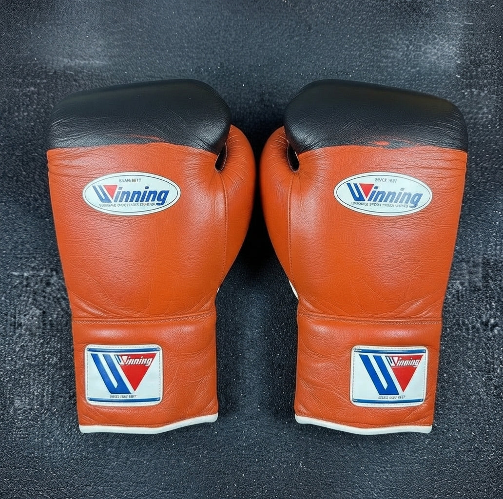 Black , orange & white Winning Boxing Sparring Kit