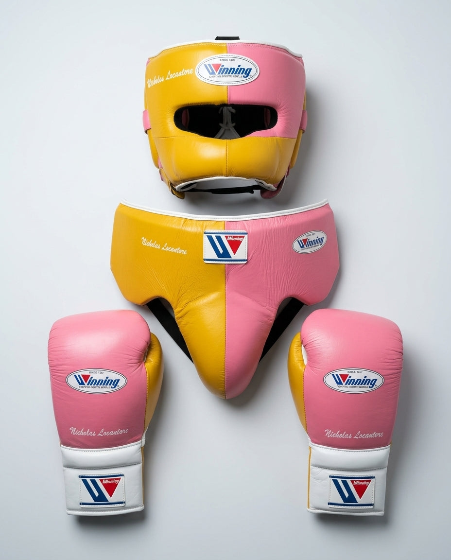 Pink & Gold Winning Boxing Sparring Kit