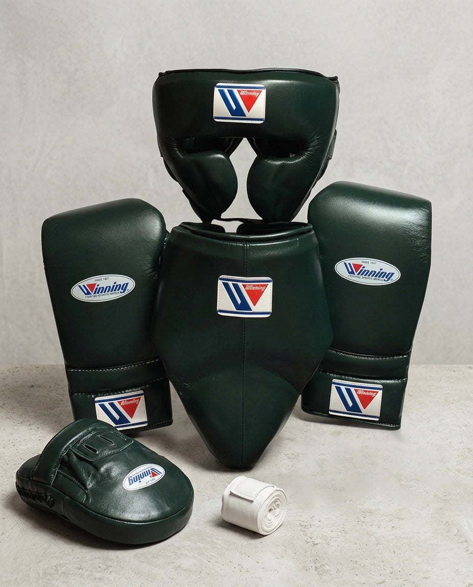 Dark Green Winning Boxing Sparring Kit