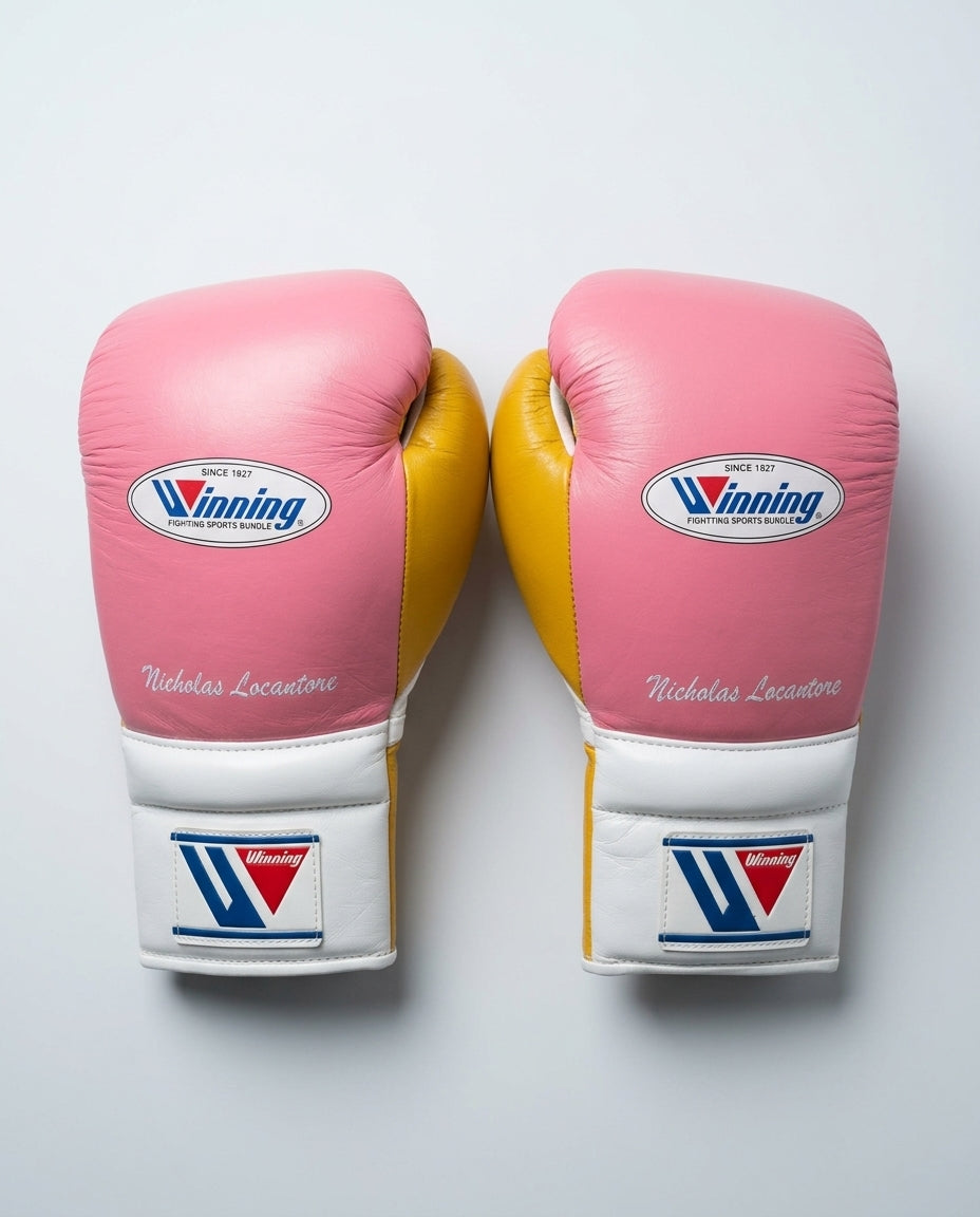 Pink & Gold Winning Boxing Sparring Kit