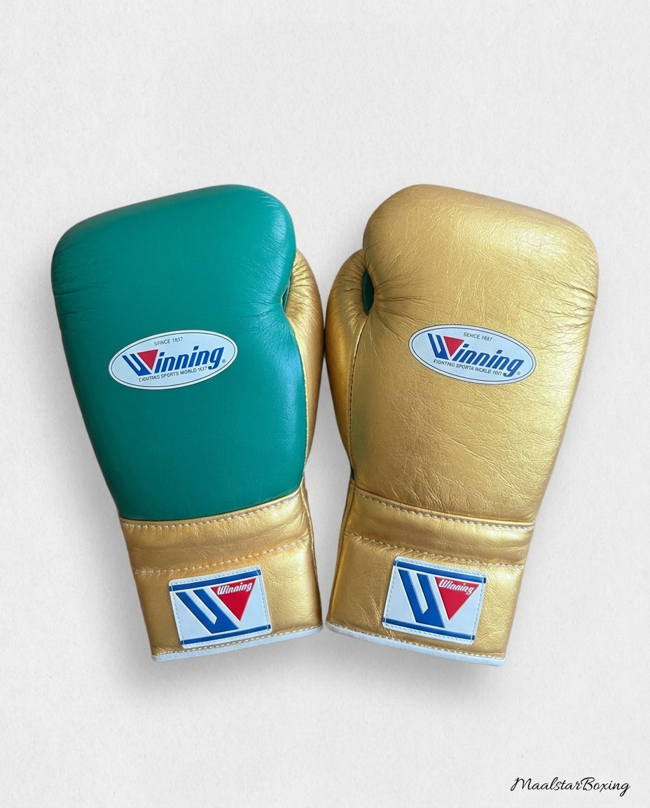 Green & Gold Winning Boxing Sparring Kit