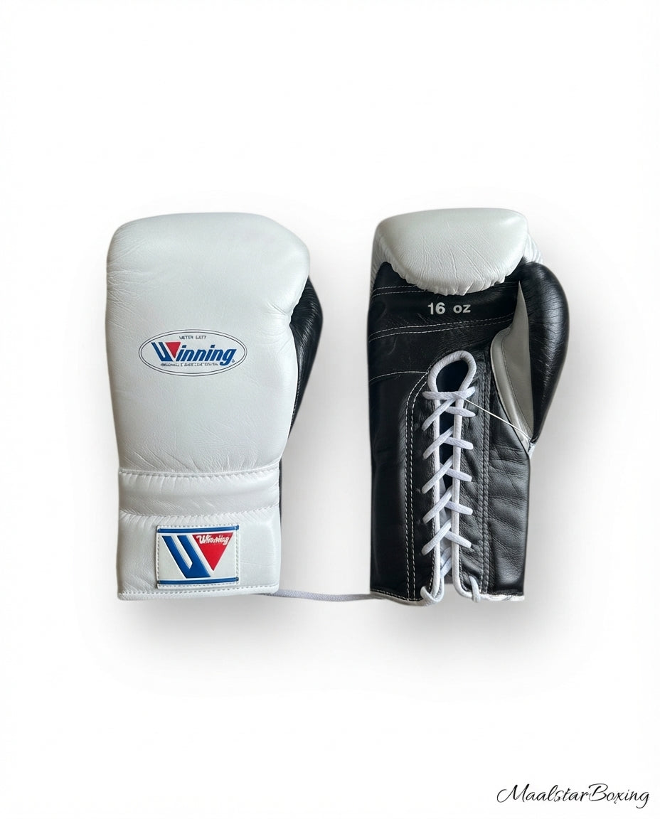 White & Black Winning Boxing Sparring Kit