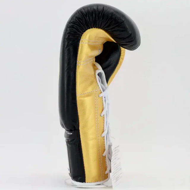Winning Pro Fight Gloves - Black/Metallic Gold