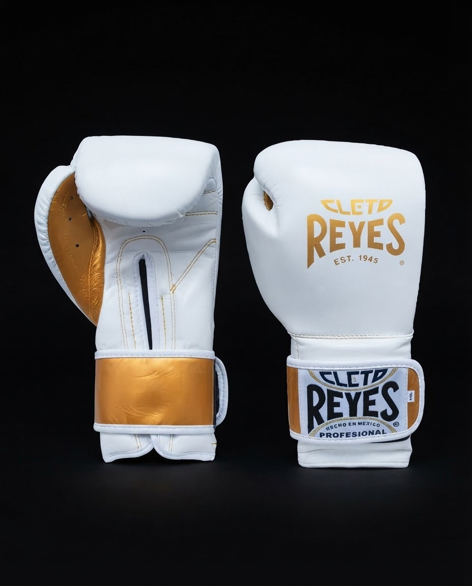 GOLD BLAST-CLETO REYES TRAINING BOXING GLOVES WITH HOOK AND LOOP CLOSURE