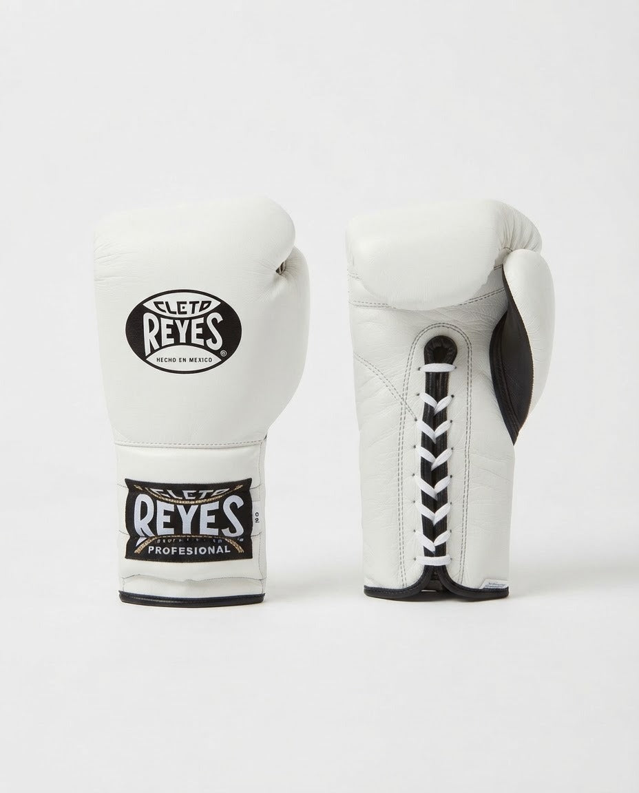 Cleto Reyes Lace-Up Training Boxing Gloves White Color