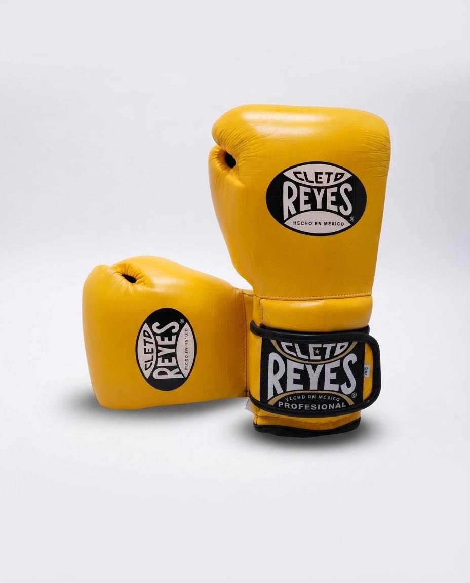 Cleto Reyes Yellow Pro Elite Boxing Gloves