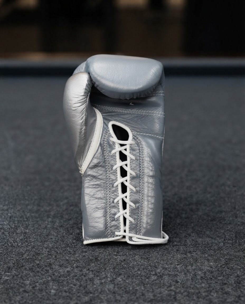 Grey & Silver Winning Boxing Gloves