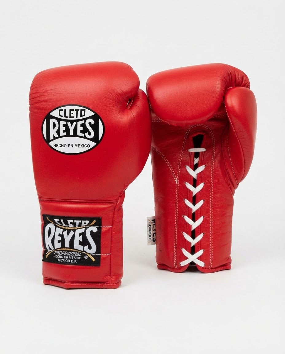 Cleto Reyes Lace-Up Training Boxing Gloves RED Color