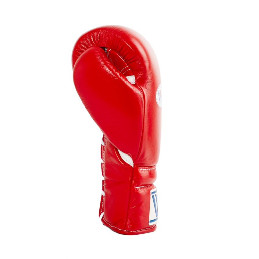 Custom Elite Winning Lace Up Training Gloves - Red