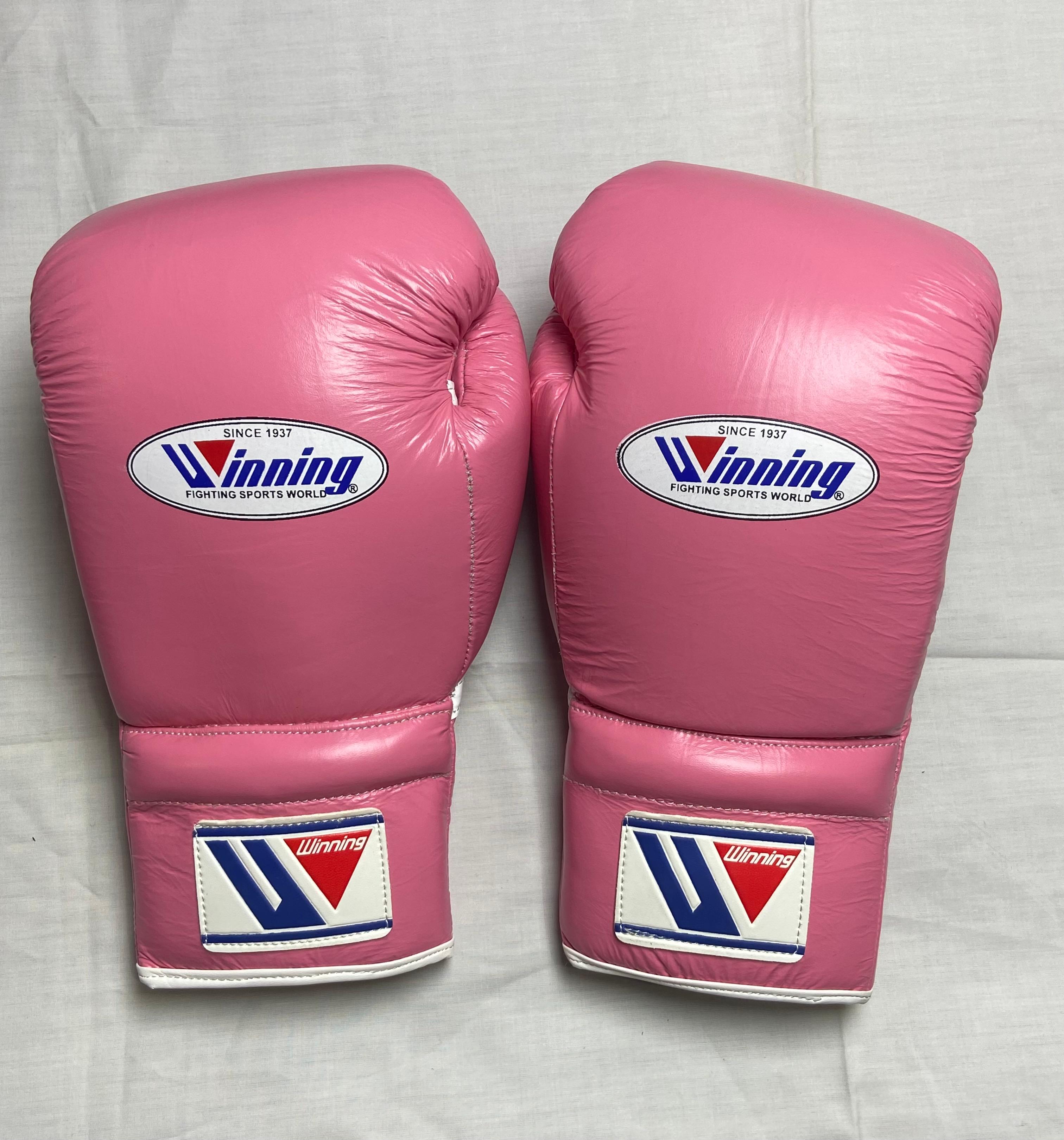 Pink Winning Style Boxing Gloves | Handmade | Premium Quality | Custom Logo Available | Professional Training & Sparring Gloves