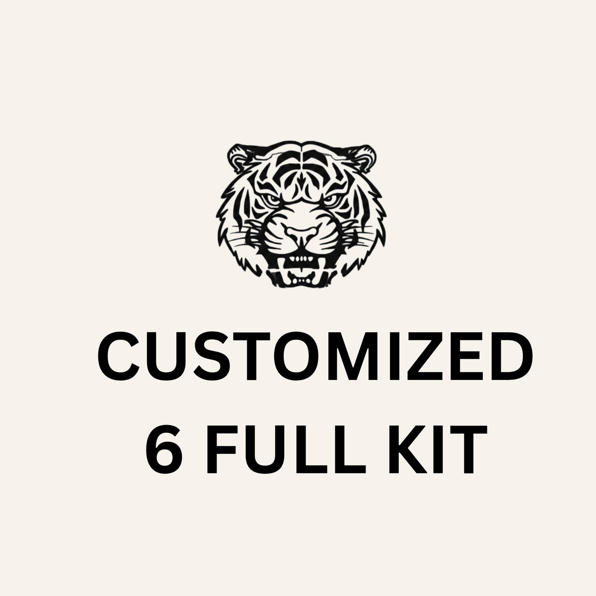 6 full sparring kit customized handmade including head guard, groin guard, boxing gloves with custom printing
