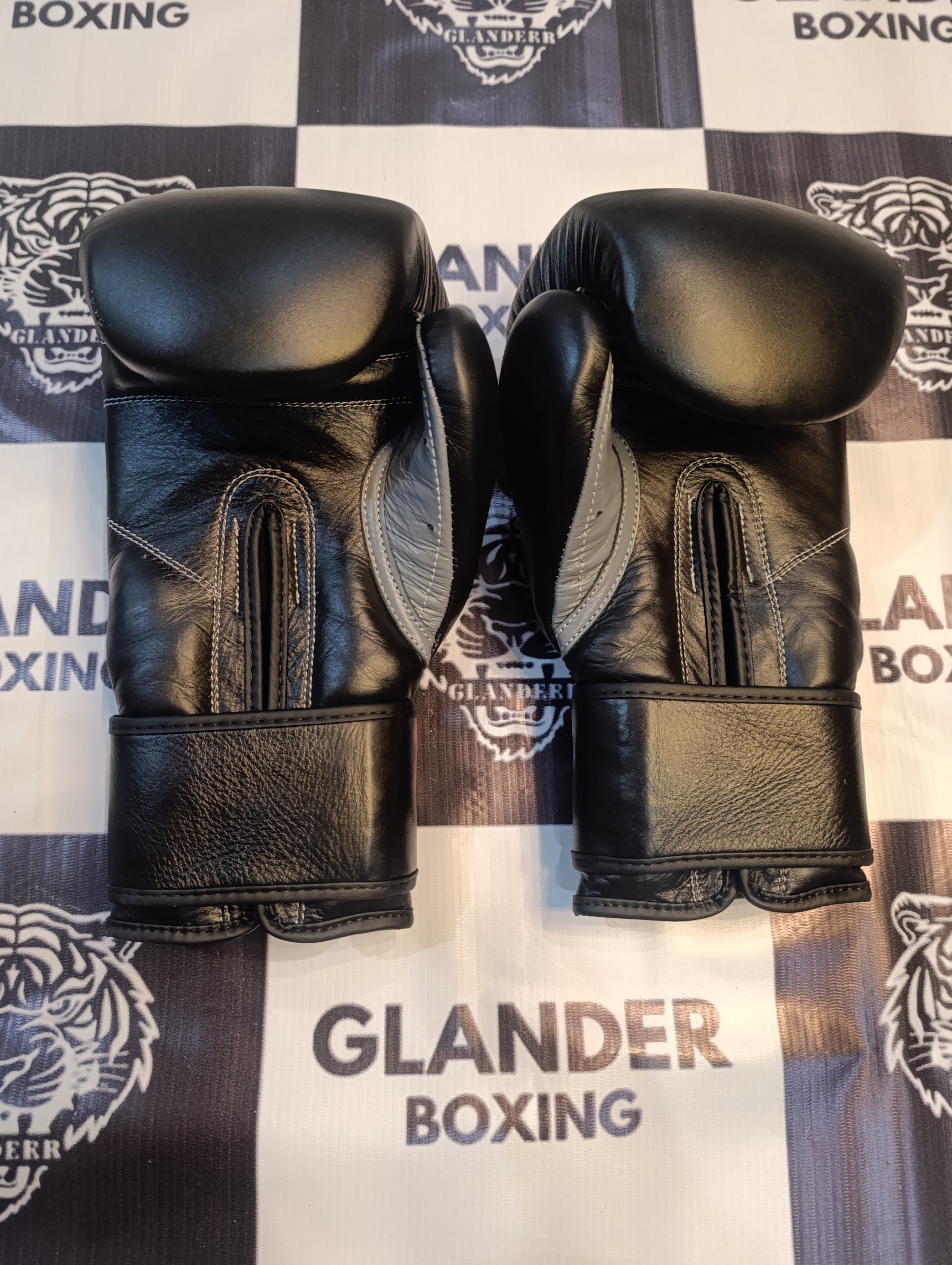Custom Handmade Black Pro Elite Boxing Gloves | Cleto Reyes | Personalise your name | 100% Pure Leather | Best Choice for Fighters