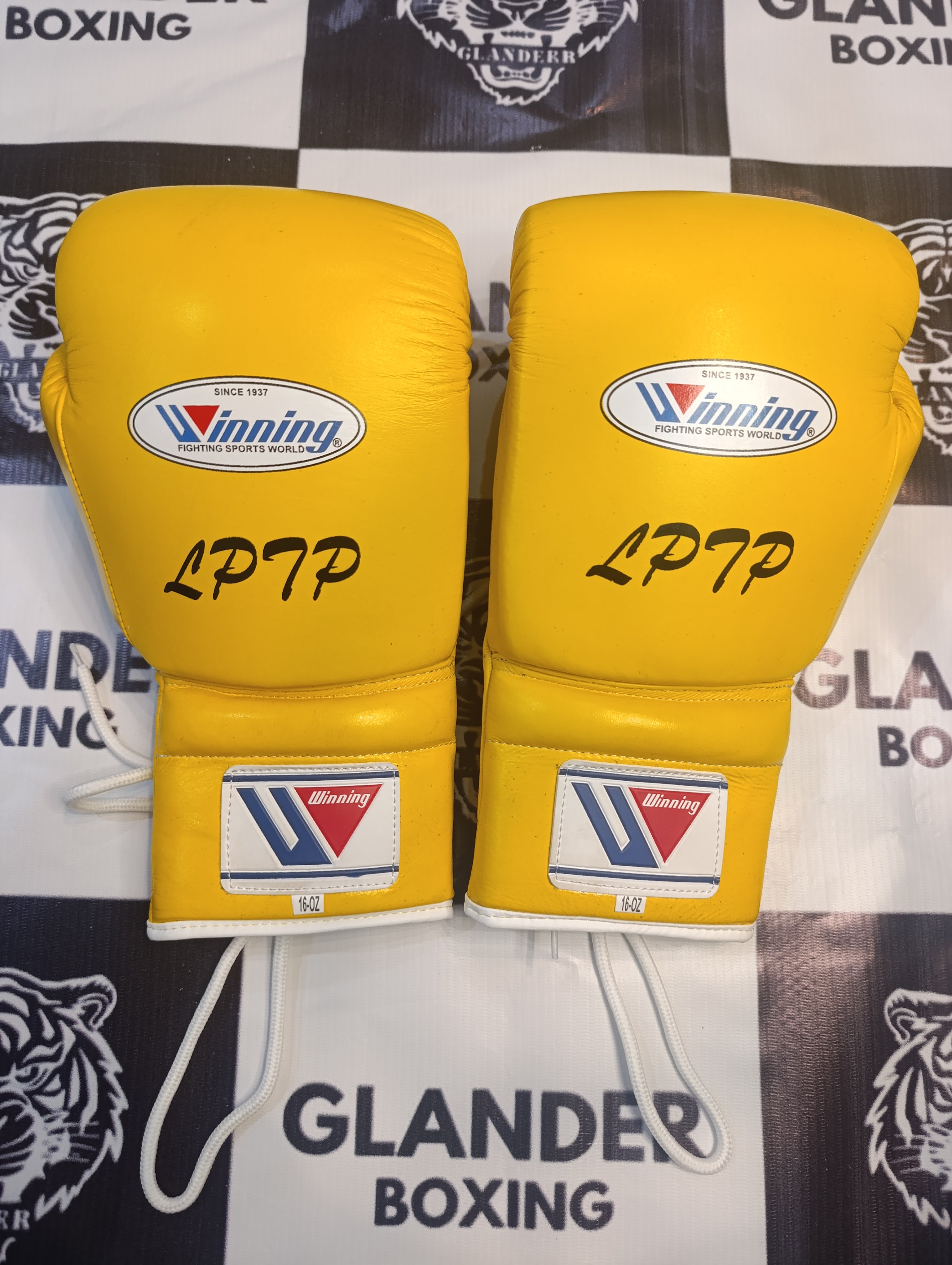 Custom Handmade Yellow Pro Elite Boxing Gloves | Winnings | Personalise your name | 100% Pure Leather | Best Choice for Fighters