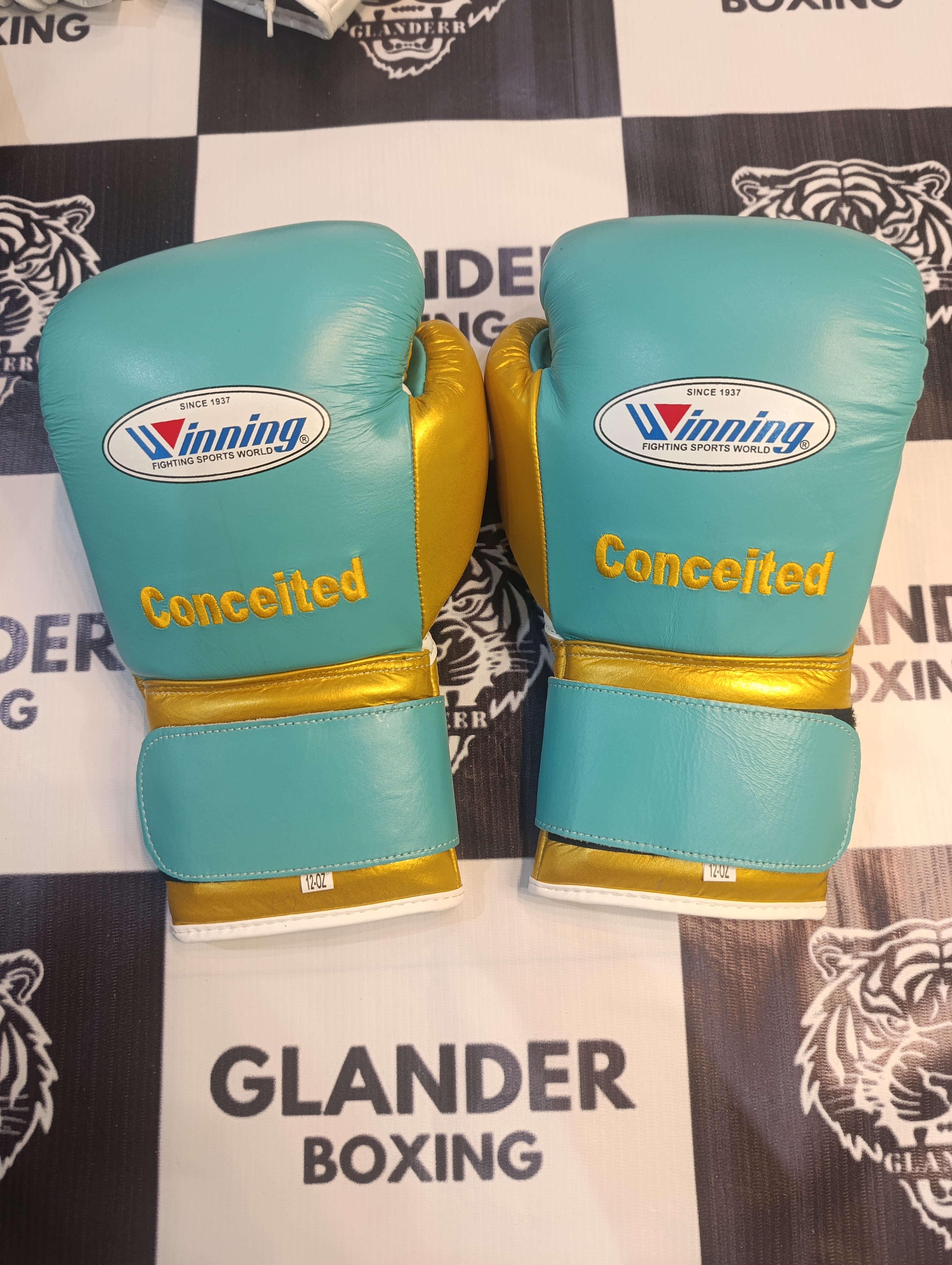 Prestige Winning Style Green/Gold Premium Sparring Set
