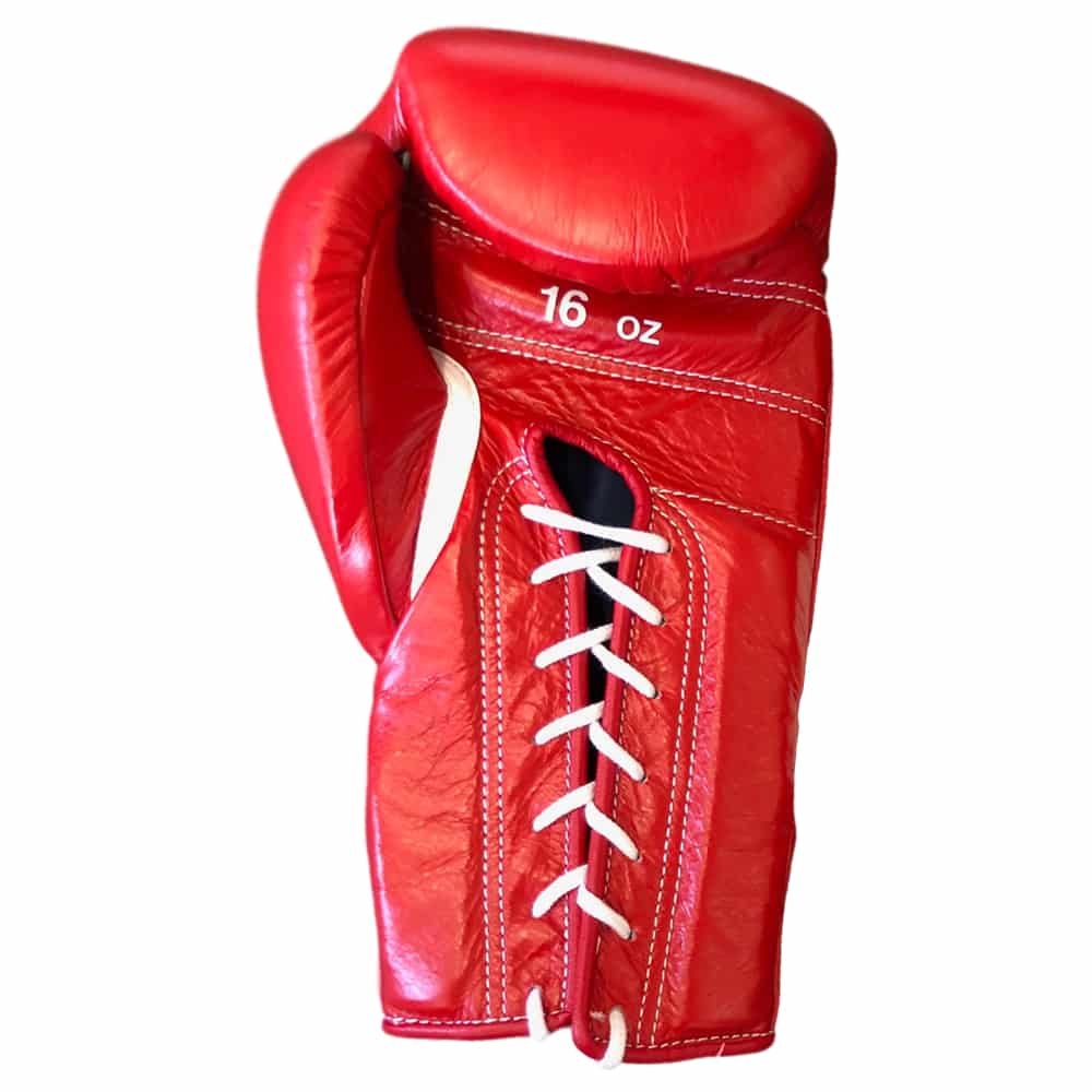 Custom Elite Winning Lace Up Training Gloves - Red