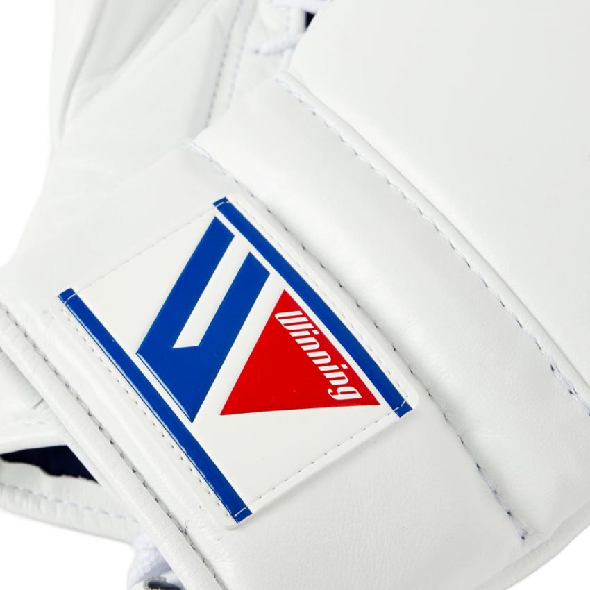 Pro Winning Lace Up Training Gloves - White