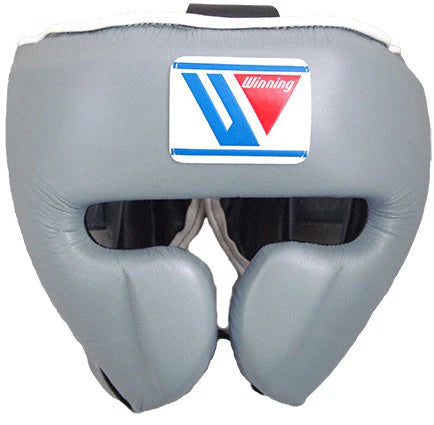 Hand made custom Winning Cheek Protector Headgear - Gray